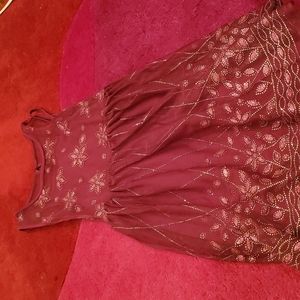 Purple size kids 7 george dress